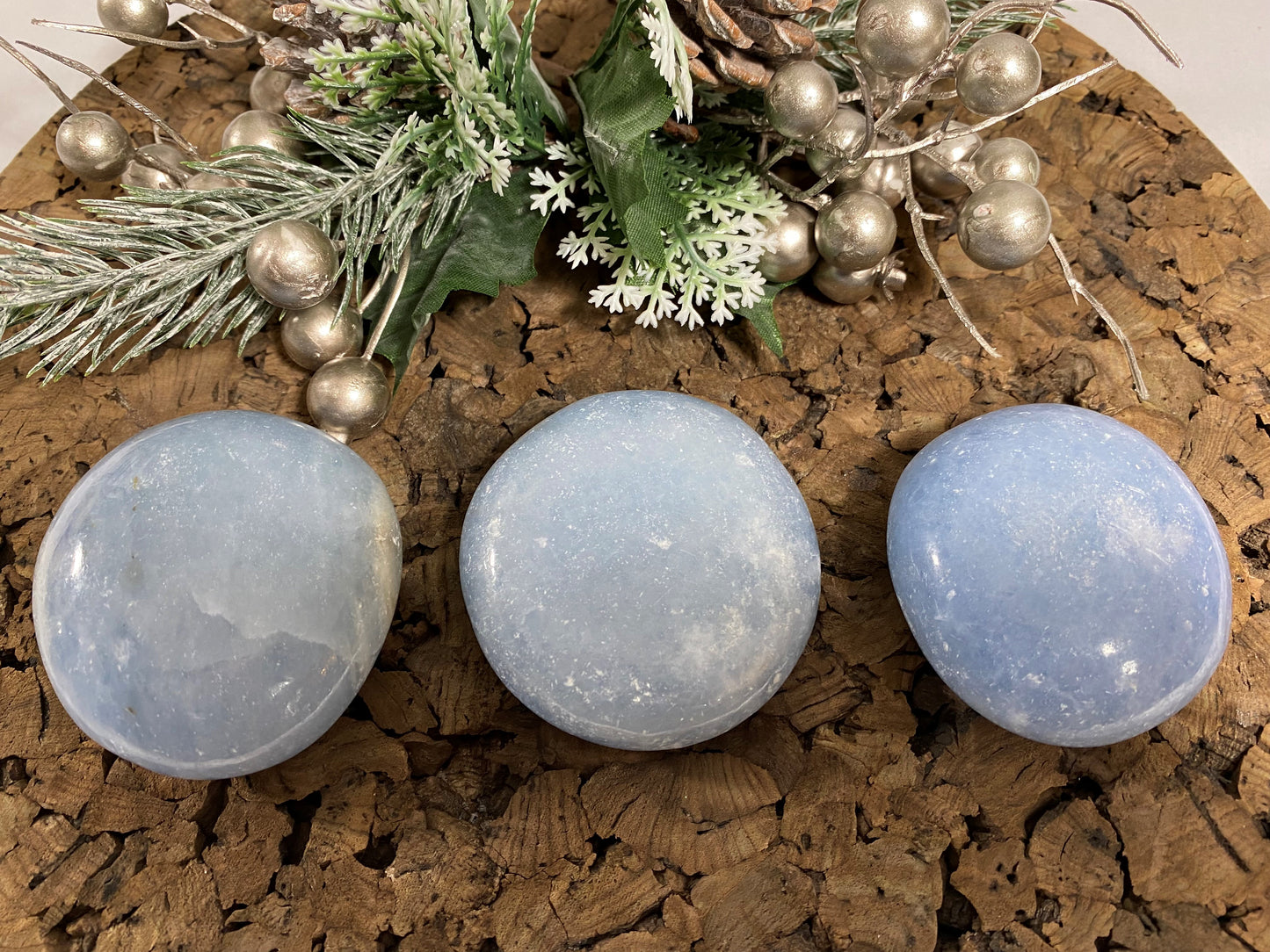 Blue Calcite Palmstone