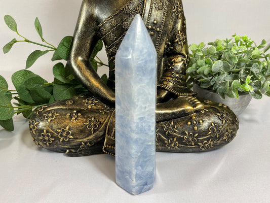 Blue Calcite Tower