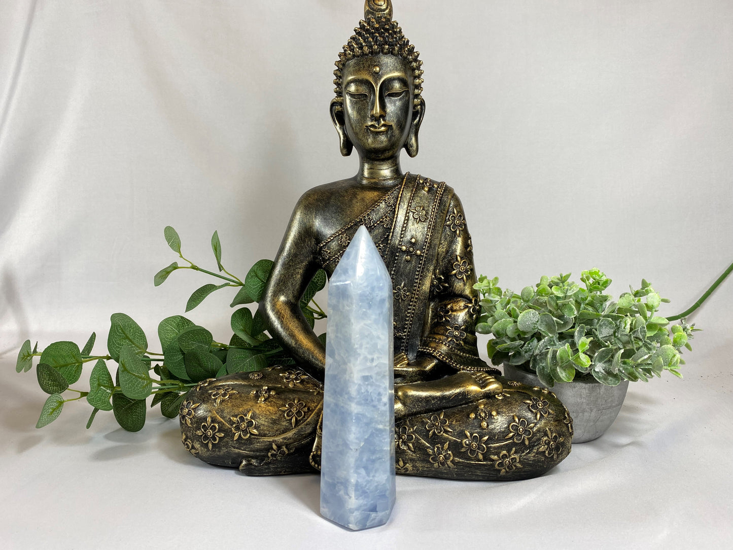 Blue Calcite Tower