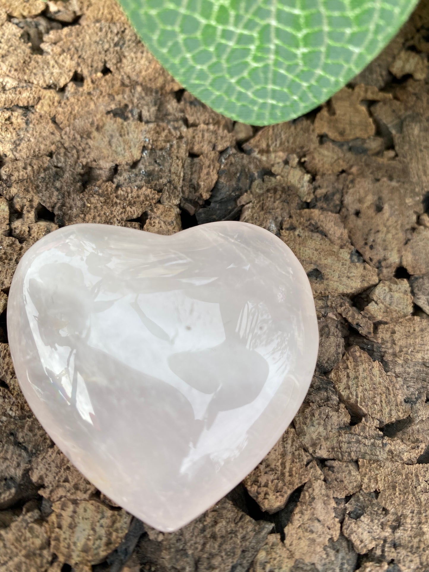 Rose Quartz Heart