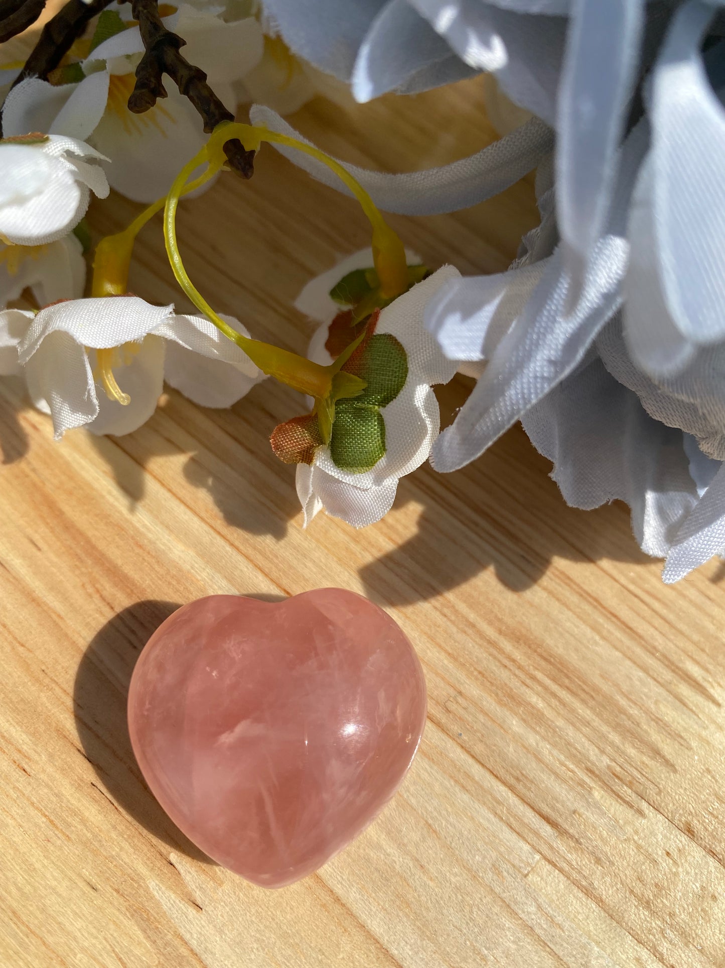 Rose Quartz Heart