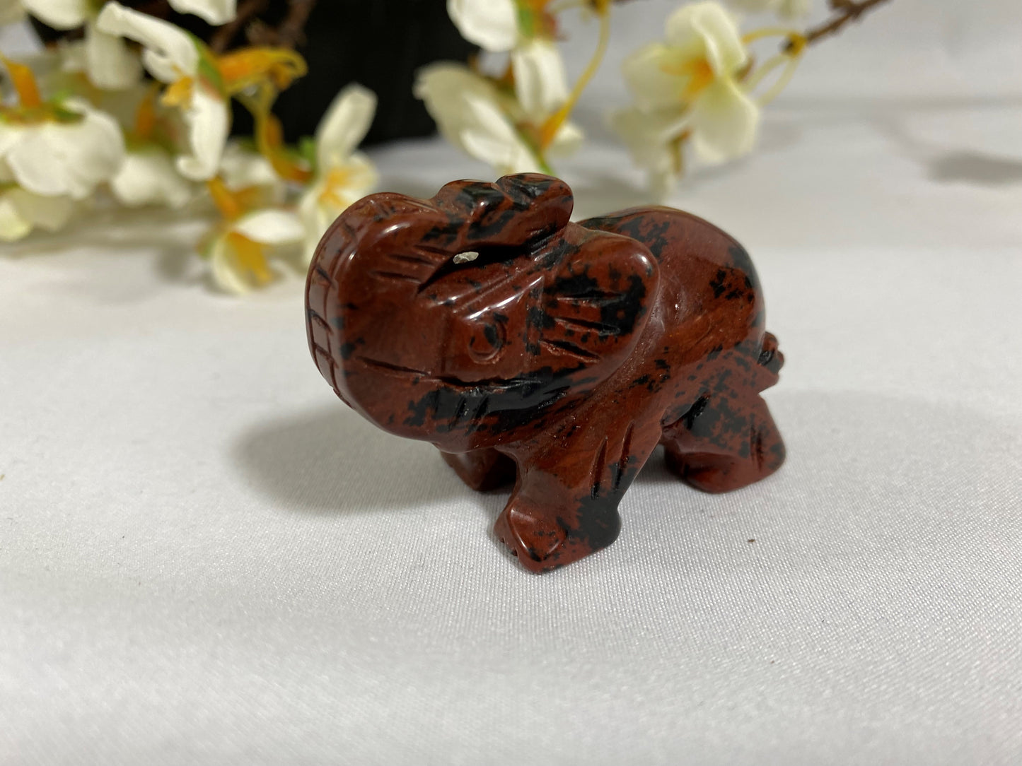 Mahogany Obsidian Elephant