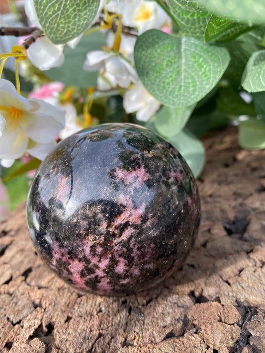 Rhodonite Sphere