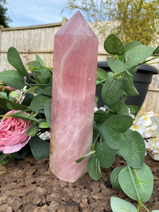 Rose Quartz Large Tower