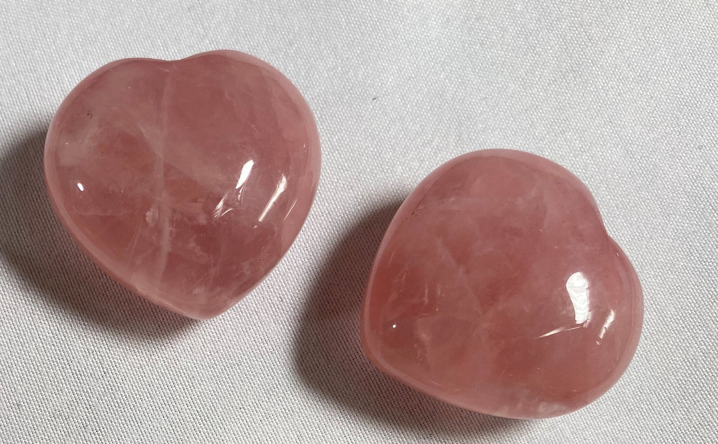 Rose Quartz Heart