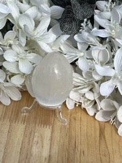 Satin Spar Selenite Egg