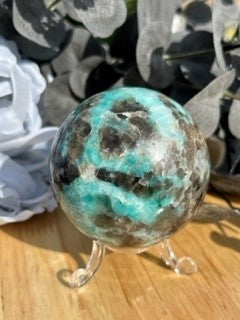 Smoky Amazonite Sphere