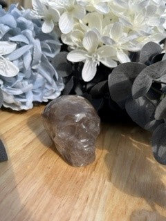 Smoky Quartz Skull